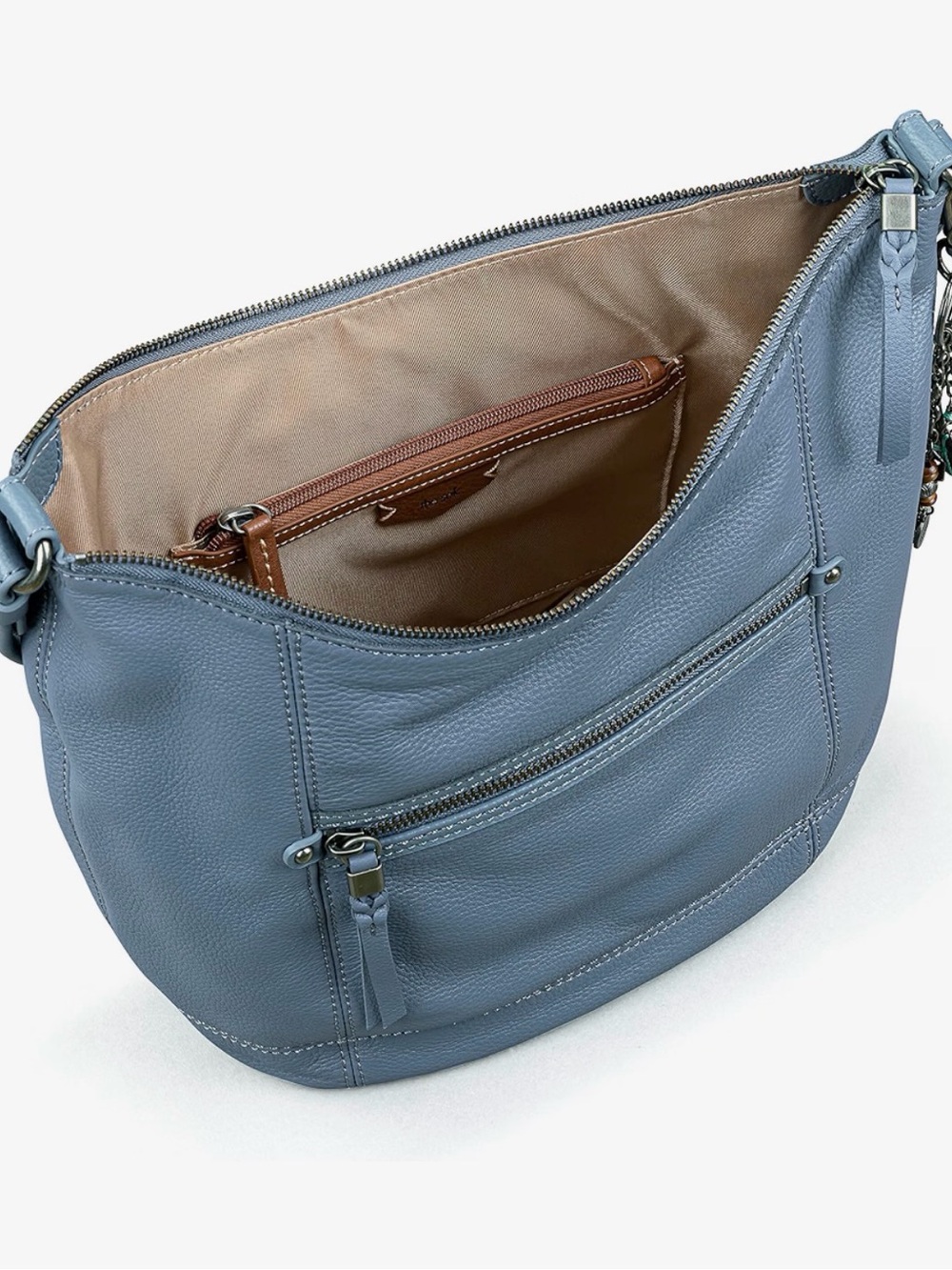 The Sak Sequoia Leather Hobo Shoulder Bag- Large slouchy bag and lightweight - Picture 6 of 16